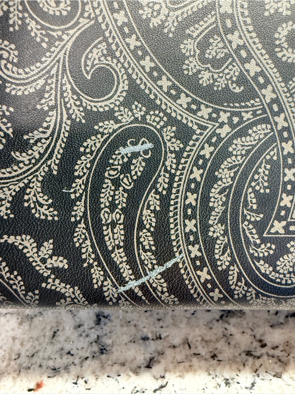 VINTAGE Valentino Garavani Archive Paisley Top Handle Satchel 2-Way Bag - Picture 9 of 10